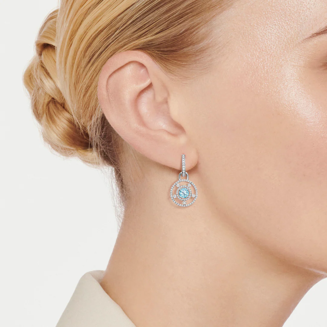 Apollo Blue Topaz and Diamond Detachable Drops - Image 3