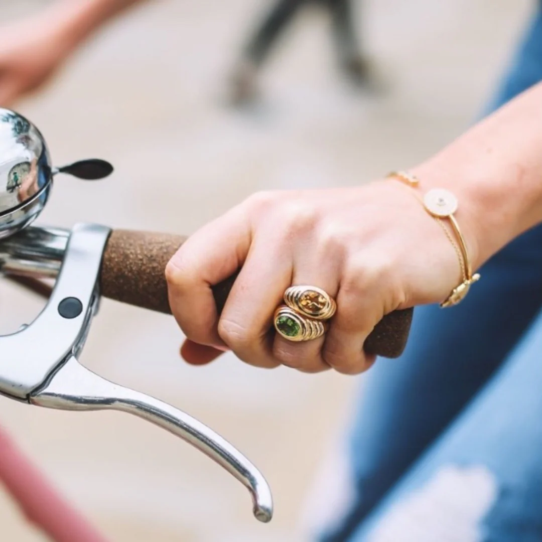 Kiki Classics Citrine Ripple Ring - Image 3